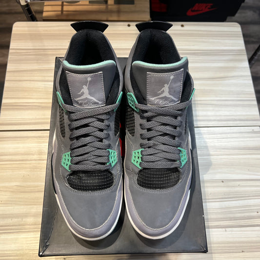 USED Jordan 4 Retro Green Glow