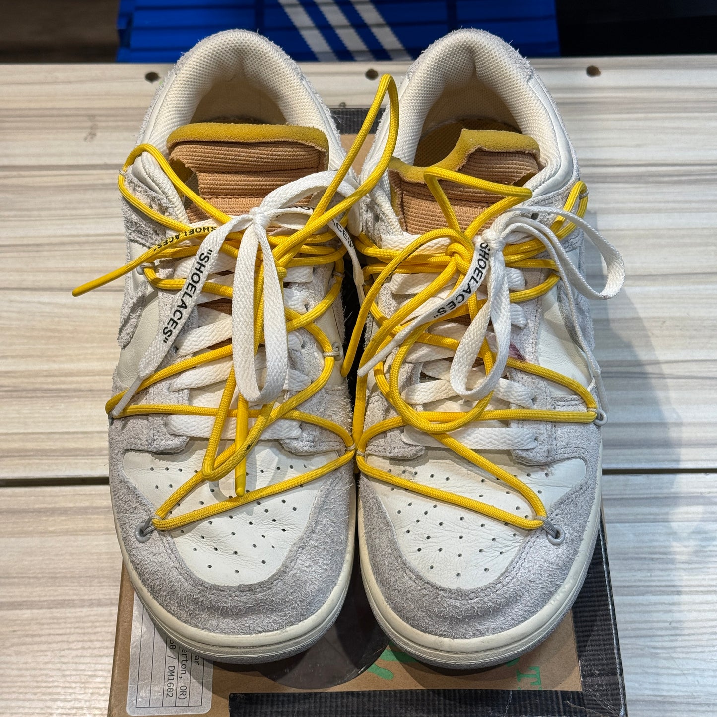 USED Nike Off-White Dunk Low Lot 39