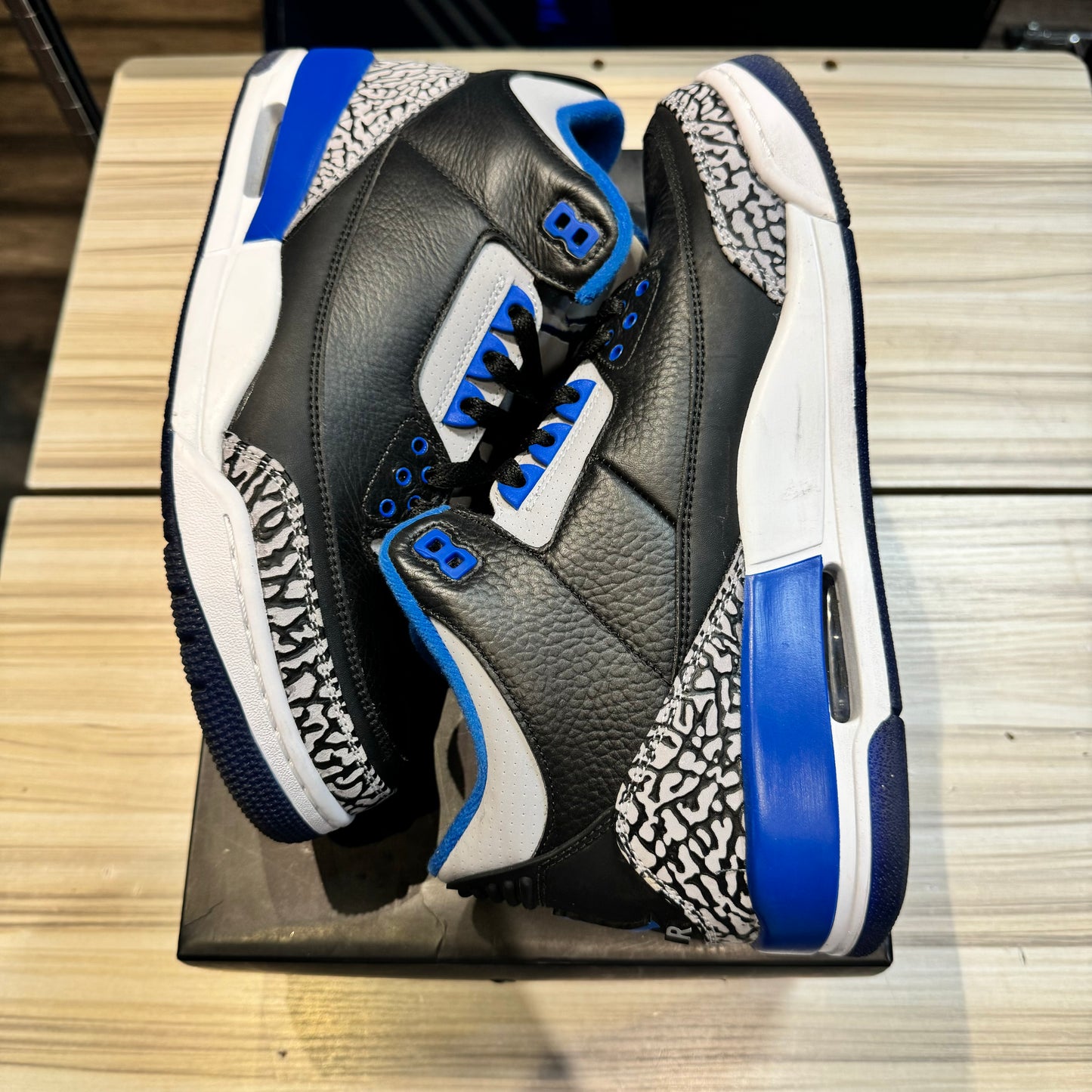 USED Jordan 3 Retro Sport Blue