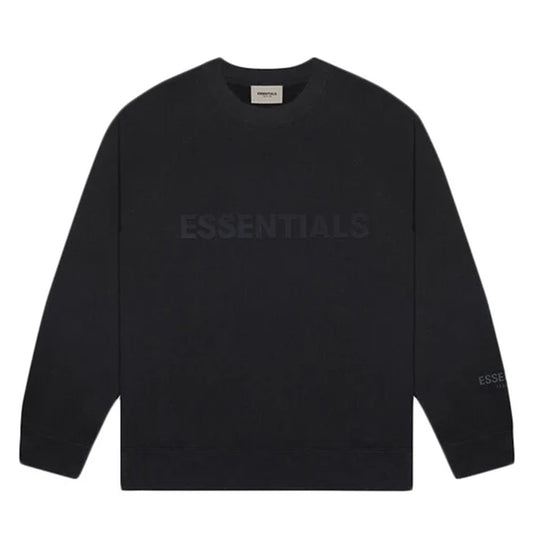 Essentials Crewneck Applique Logo Dark Slate