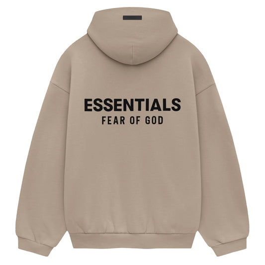 Essentials Hoodie Fleece Desert Sand (2024)