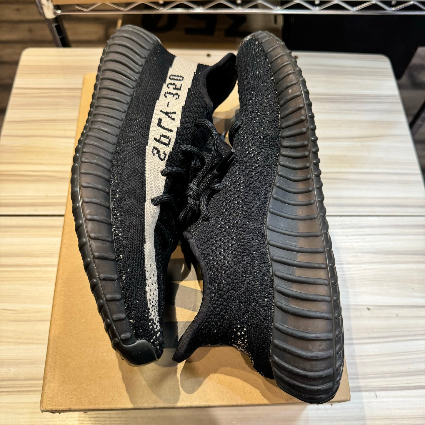 USED Yeezy Boost 350 V2 Core Black White