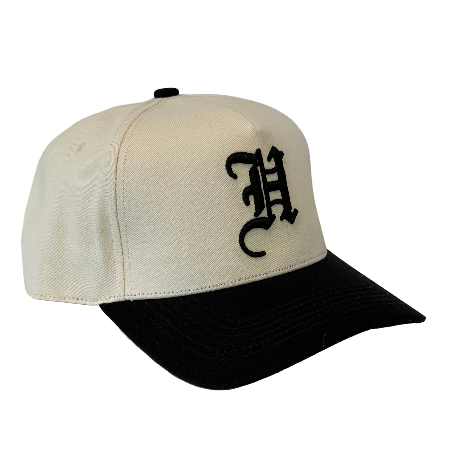 Hype Snapback Cream Black