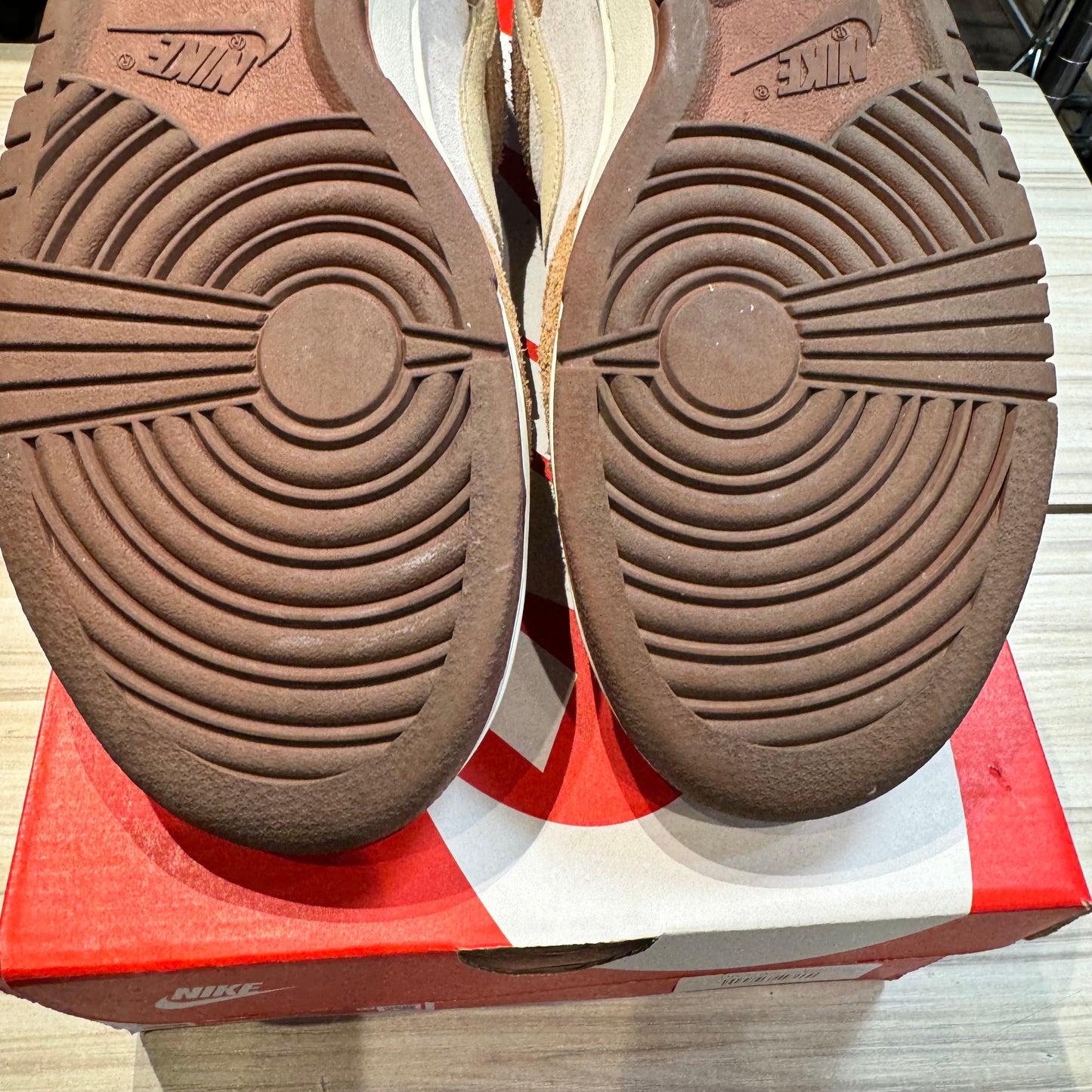 USED Nike Dunk Low Medium Curry