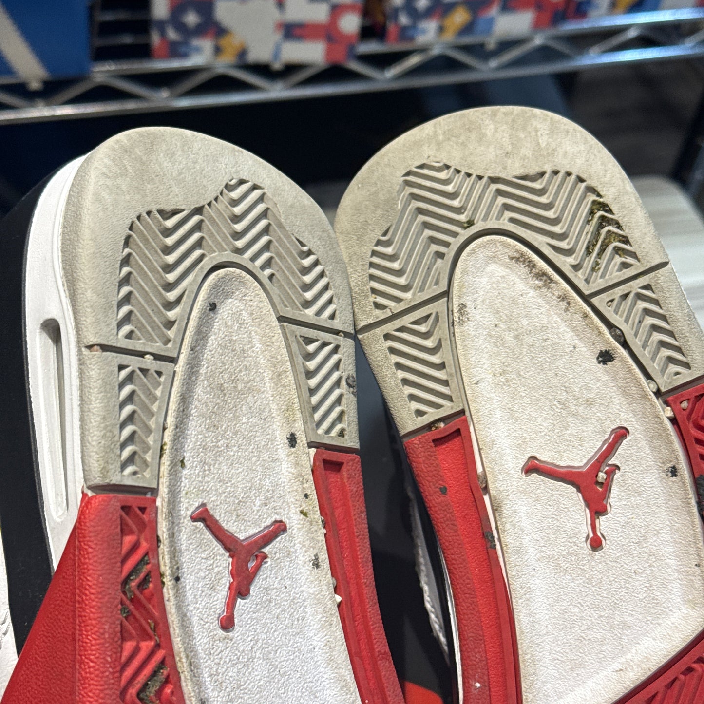 USED Jordan 4 Fire Red 2020 GS