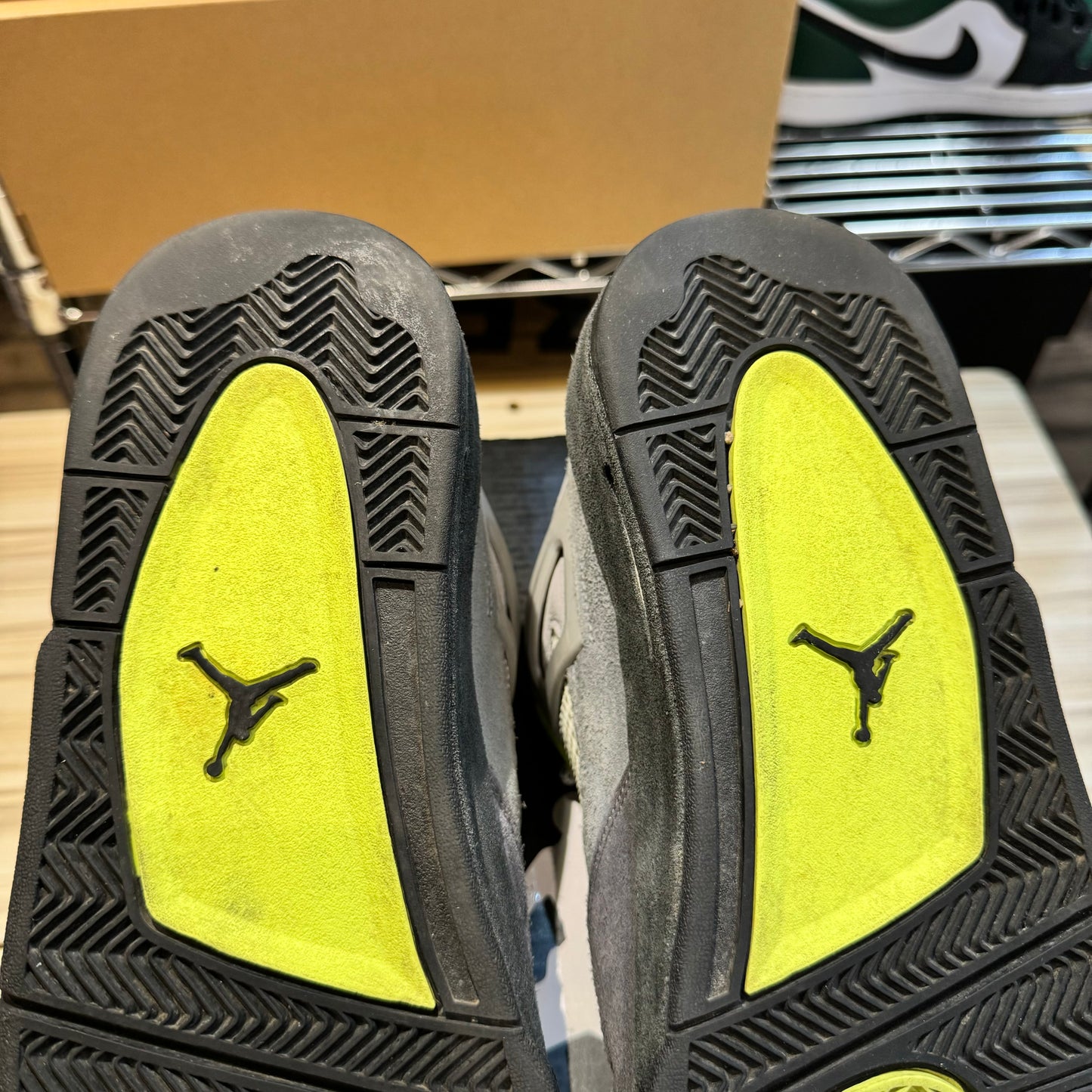 USED Jordan 4 Retro SE 95 Neon