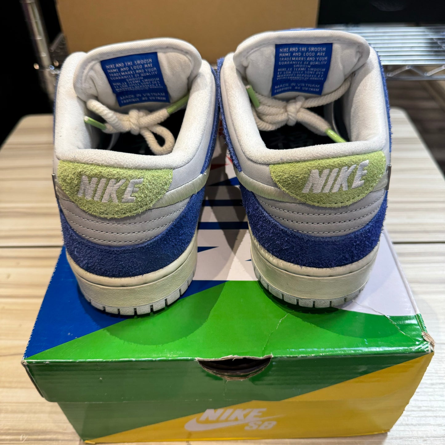 USED Nike SB Dunk Low Pro Fly Streetwear Gardenia