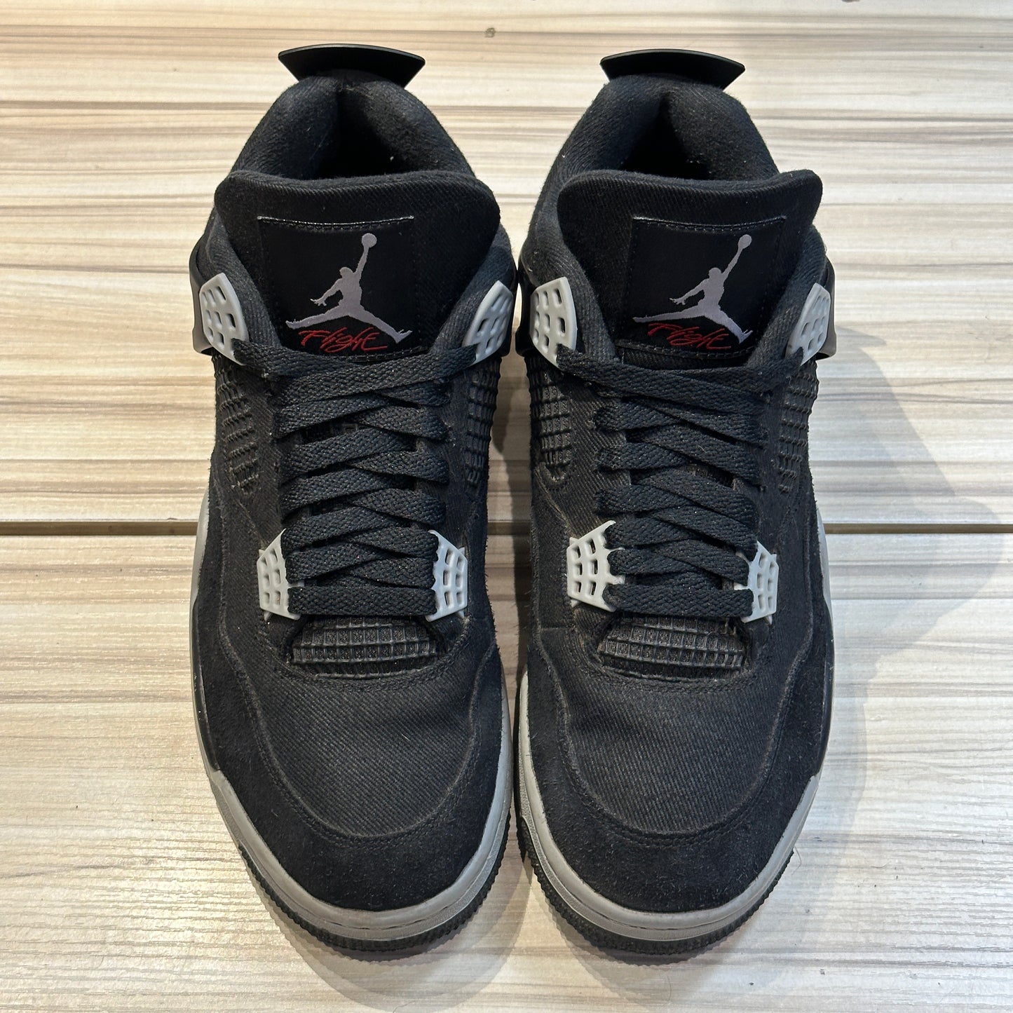 USED Jordan 4 Retro SE Black Canvas