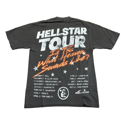 Hellstar Biker Tour Tee Washed Black (Overseas Exclusive)