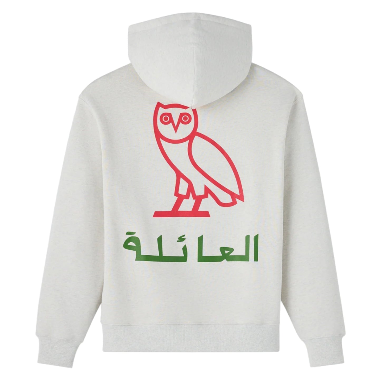 OVO Family Calligraphy Hoodie Ash Heather Grey