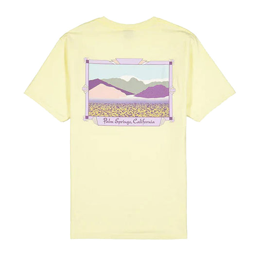 Stussy Tee Palm Springs Yellow