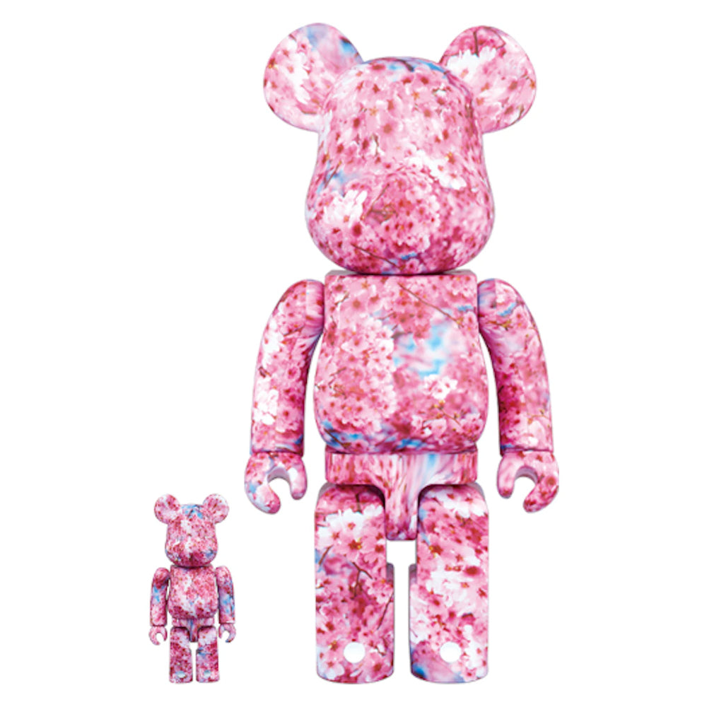 Bearbrick Mika Ninagawa Sakura 100% & 400% Set Pink