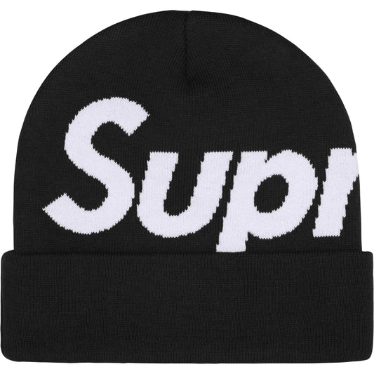 Supreme Big Logo Beanie Black