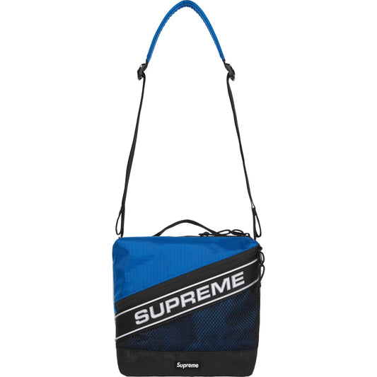 Supreme (FW23) Logo Shoulder Bag Blue - The Hype Kelowna