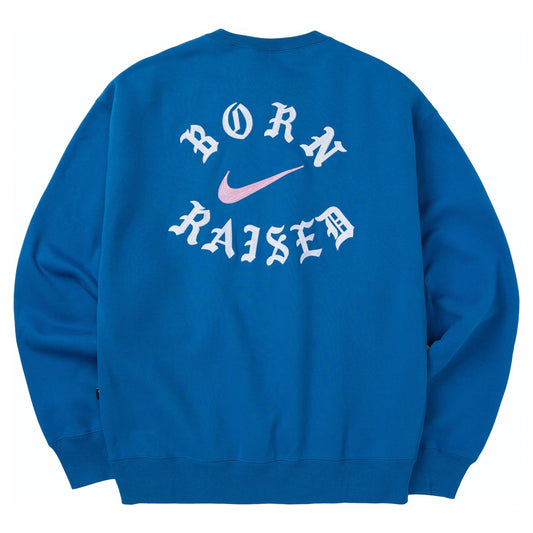 Nike SB Born X Raised Crewneck Sweatshirt Blue