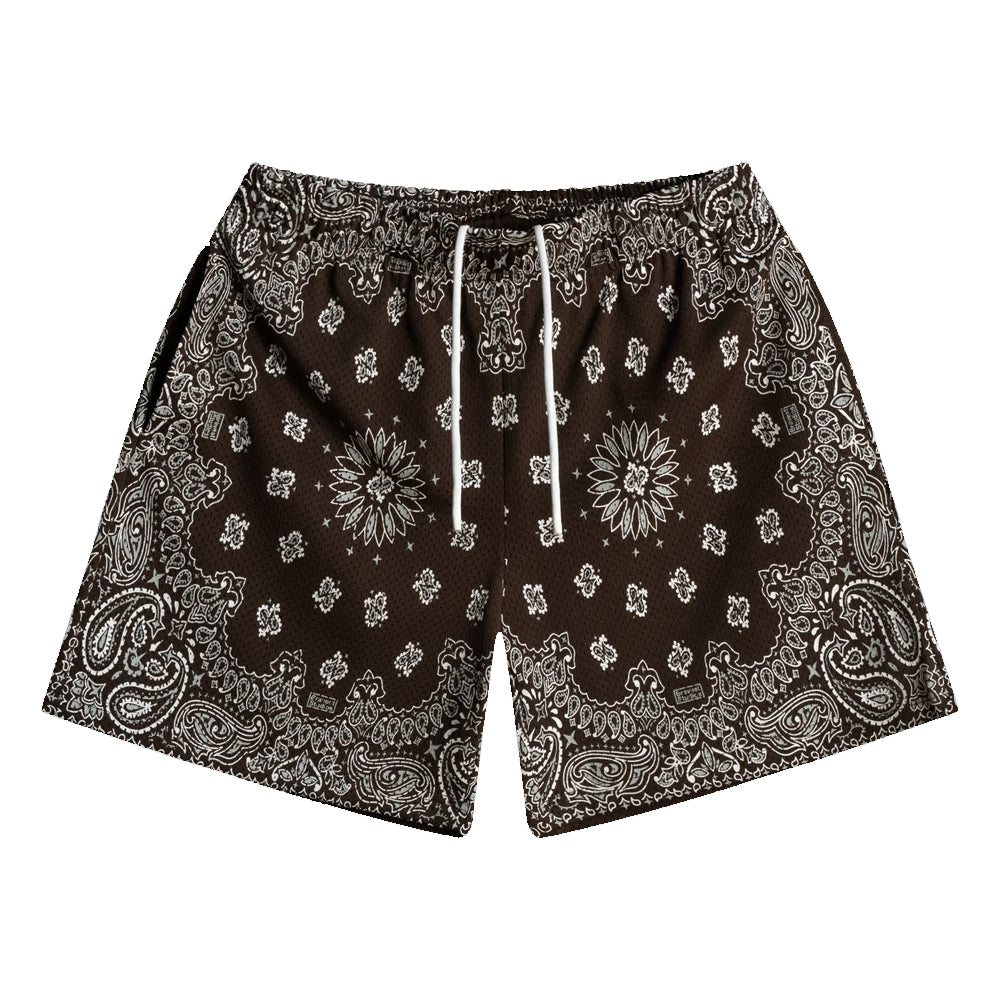 Bravest Studios Mesh Shorts - Paisley Brown