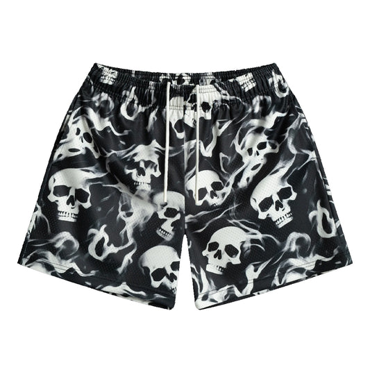 Bravest Studios Mesh Shorts - Skully Black