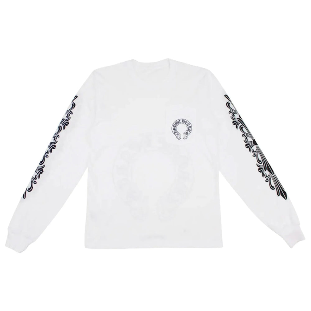 Chrome Hearts Horseshoe Crewneck White