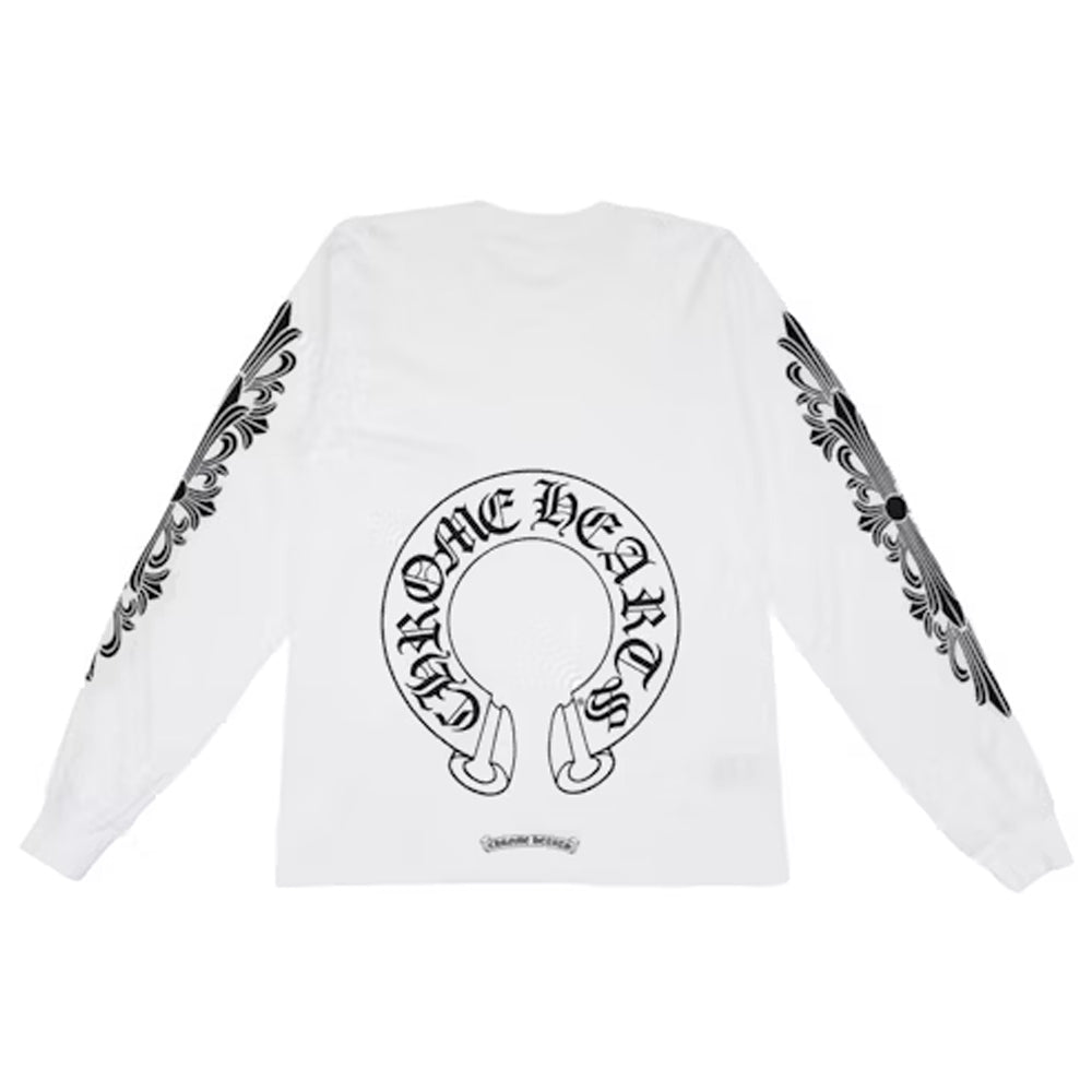 Chrome Hearts Horseshoe Crewneck White