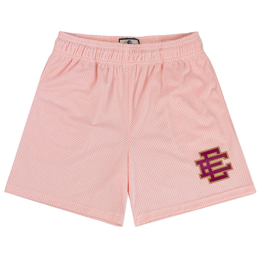 Eric Emanuel Mesh Shorts - Rose Quartz Violet