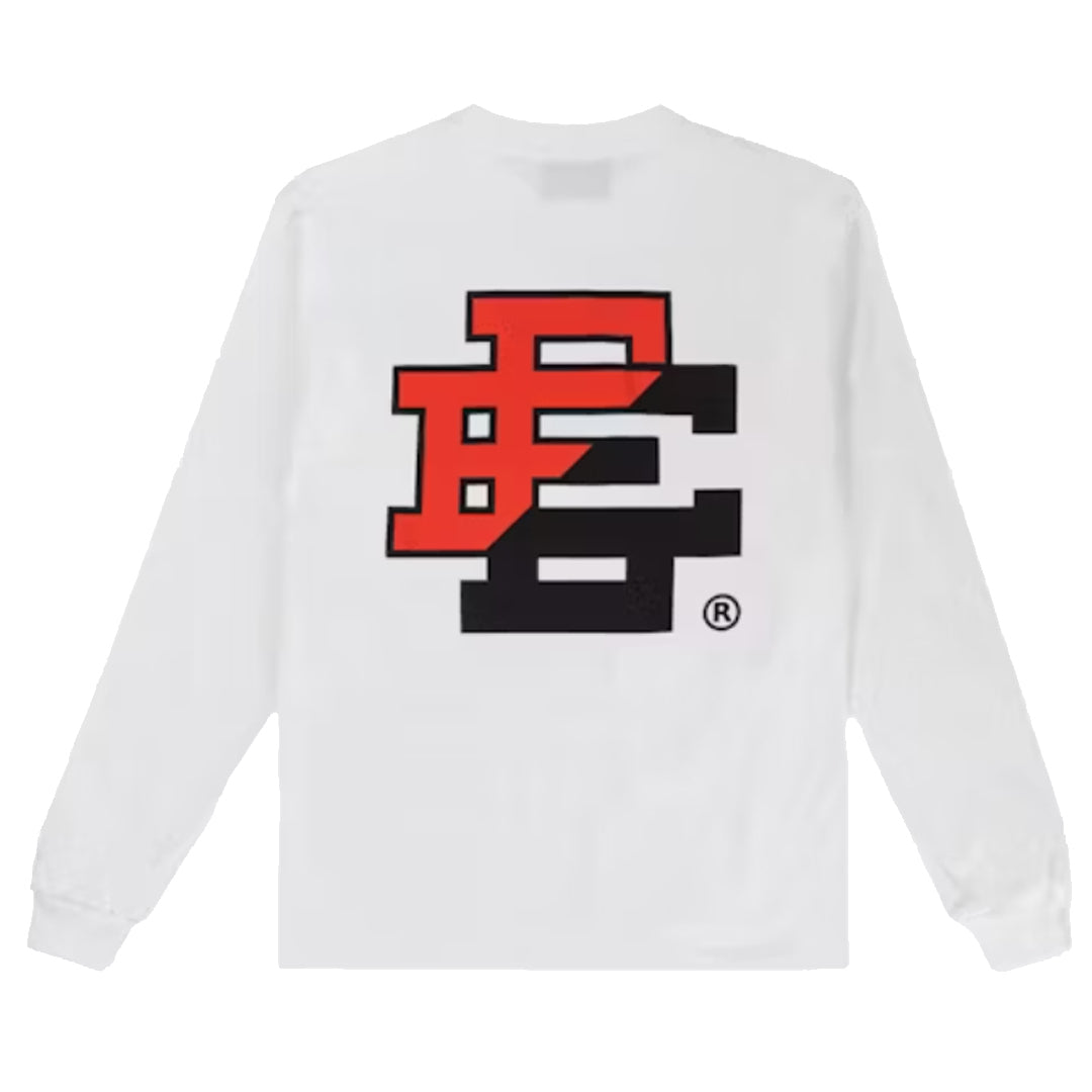 Eric Emanuel Long Sleeve Tee - White/Red/Black