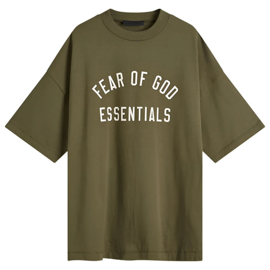 Essentials Tee Arc Logo Military Green (2024)