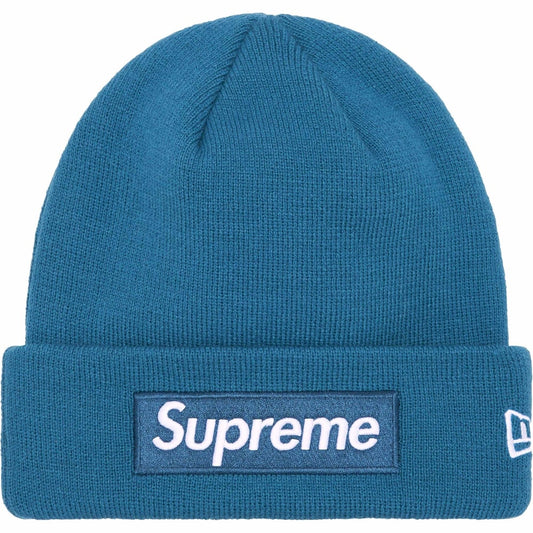 Supreme New Era Box Logo Beanie Blue (FW23)