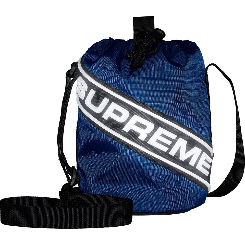 Supreme (FW23) Small Cinch Pouch Blue - The Hype Kelowna