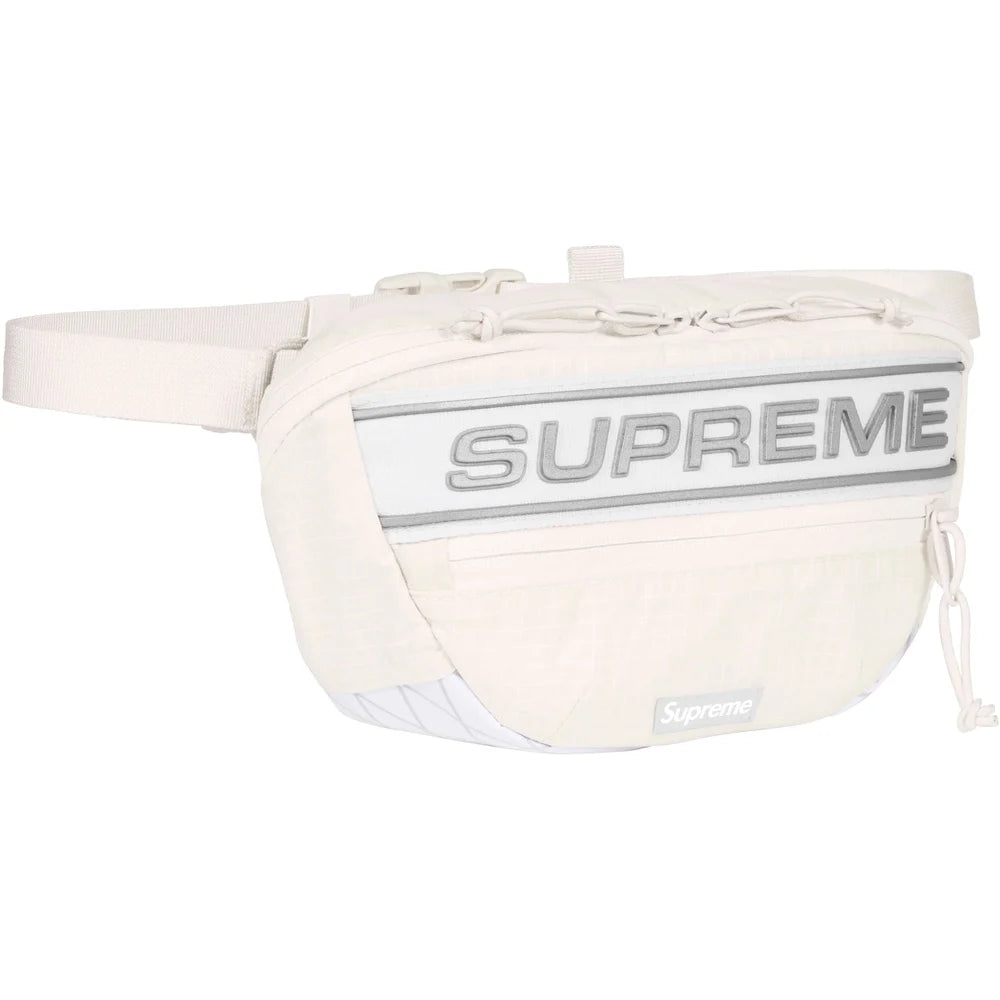 Supreme (FW23) Logo Waist Bag White - The Hype Kelowna