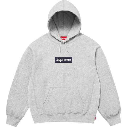 Supreme Box Logo Hooded Sweatshirt (FW25) Heather Grey