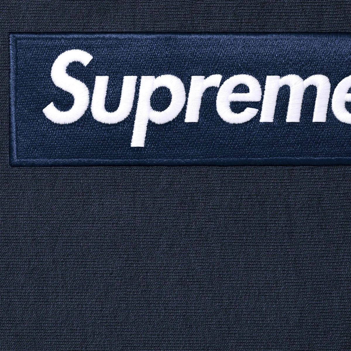 Supreme Box Logo Hooded Sweatshirt (FW25) Navy