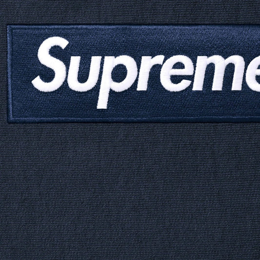Supreme Box Logo Hooded Sweatshirt (FW25) Navy