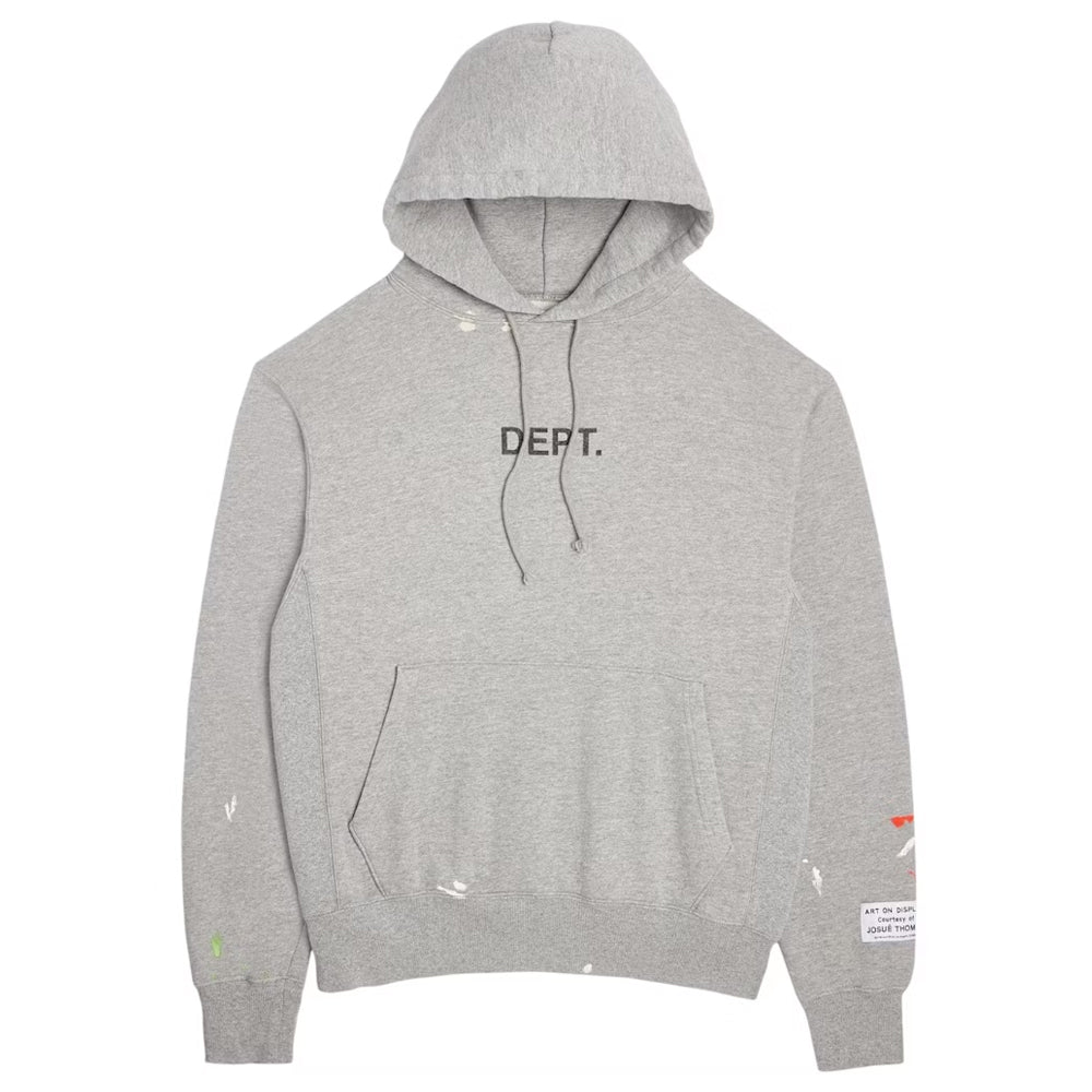 Gallery Dept. Dept Logo Painted Hoodie Heather Grey