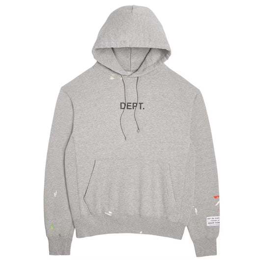 Gallery Dept. Dept Logo Painted Hoodie Heather Grey