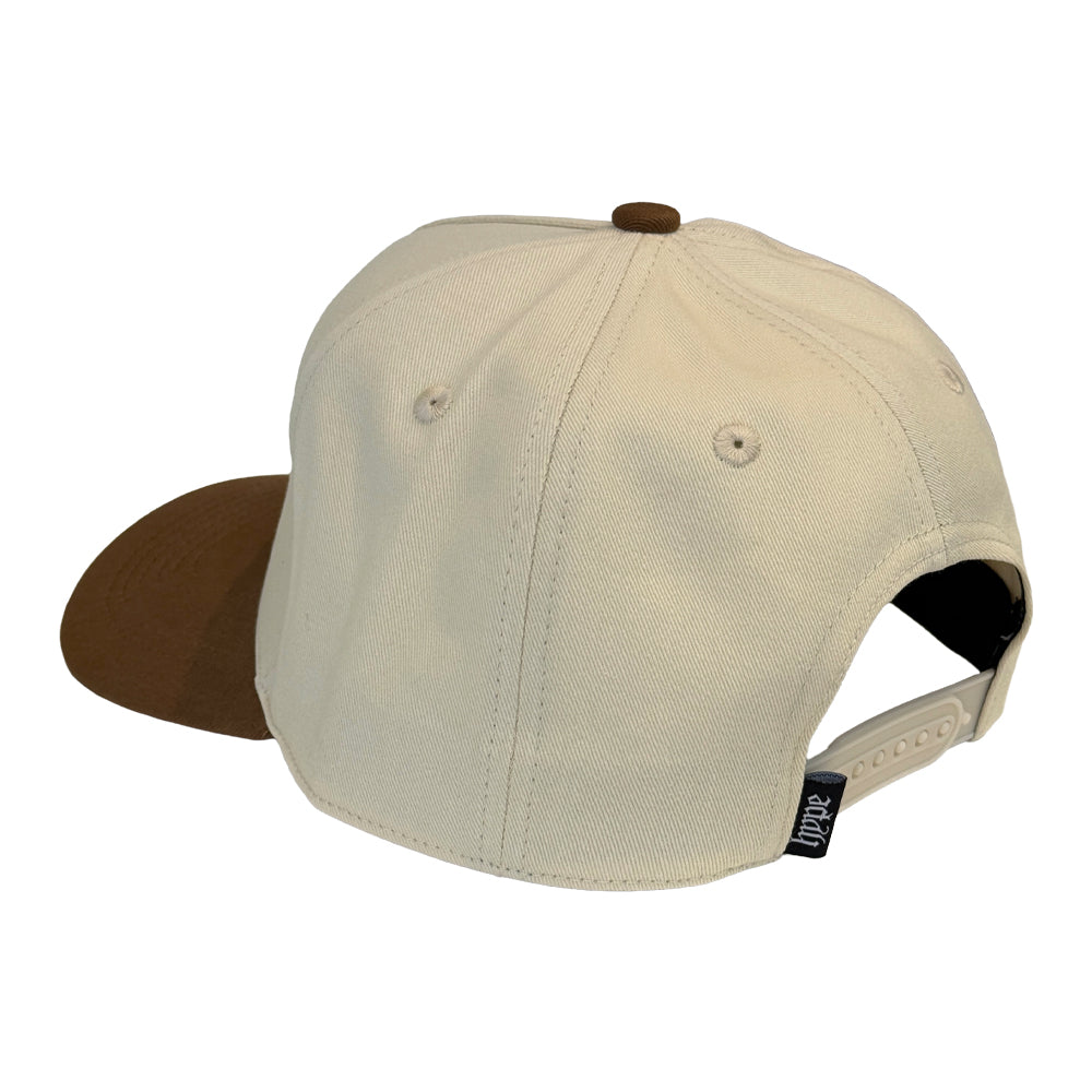 Hype Snapback Cream Brown