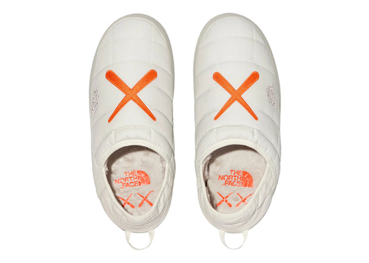 The North Face x KAWS Mule Moonlight Ivory Orange