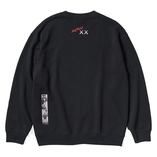 KAWS Uniqlo Warhol Phone Crewneck Black