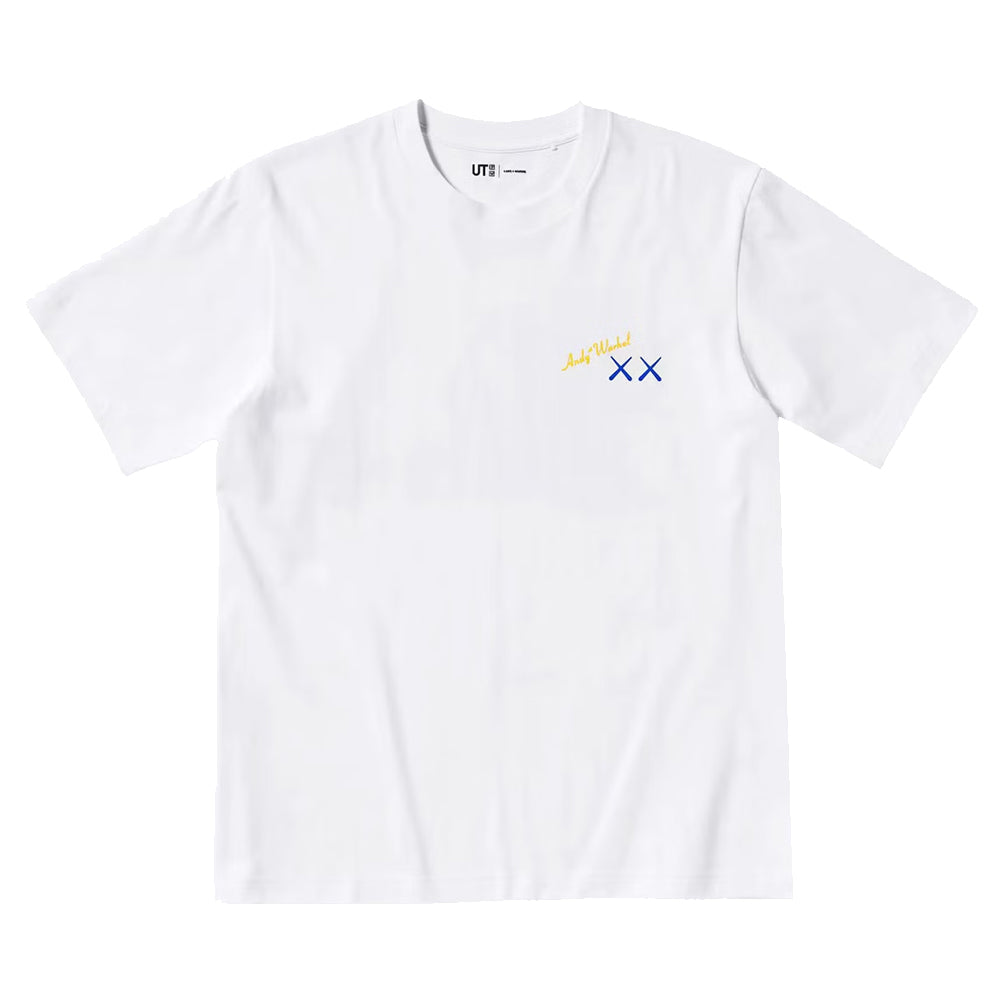 KAWS Kids Uniqlo Warhol Banana Graphic Tee White