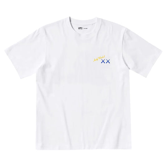 KAWS Uniqlo Warhol Banana Graphic Tee White