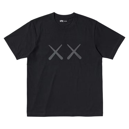 KAWS Uniqlo Warhol Face Graphic Tee Black