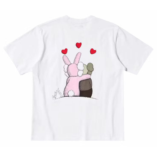 KAWS Kids Uniqlo Warhol Love Graphic Tee White