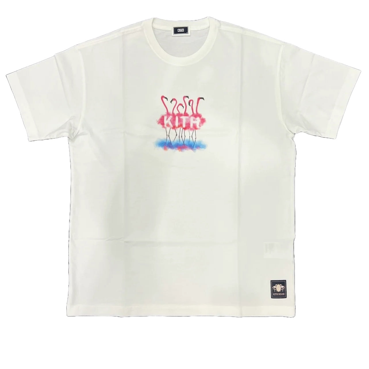 Kith Miami Store Opening Flamingo Tee White