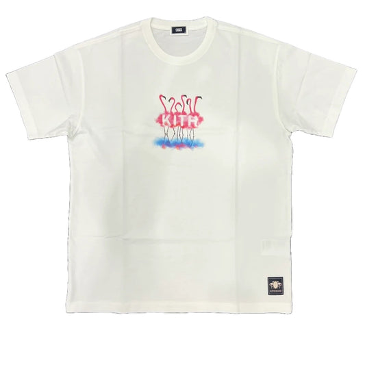 Kith Miami Store Opening Flamingo Tee White
