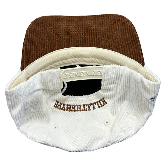 KillTheHype LA Corduroy Cream Mocha Hat