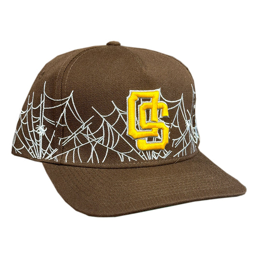 KillTheHype SD Brown Web Snapback Hat