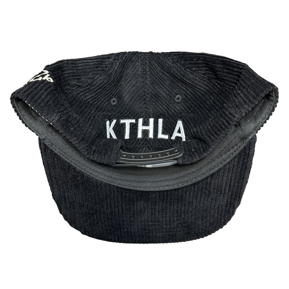 KillTheHype LA Black Corduroy Snapback Hat - The Hype Kelowna