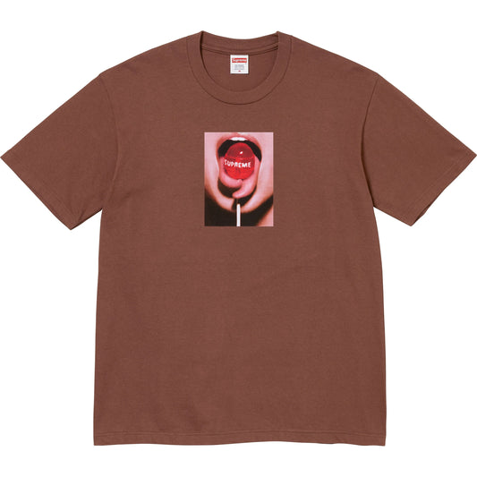 Supreme Lollipop Tee Brown