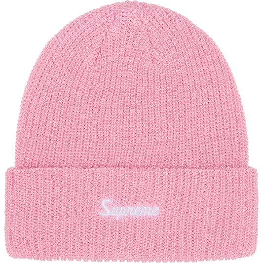 Supreme Loose Gauge Beanie Pink (FW24)