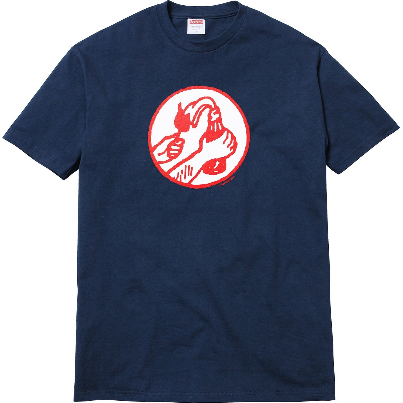 Supreme Molotov Tee Navy