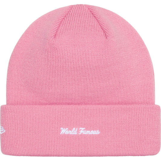 Supreme New Era Box Logo Beanie Dusty Pink (FW24)